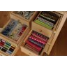 Tiroirs rangement coupons tissus boutons et bobines