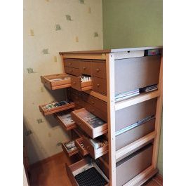 Commode tiroirs rangement scrapbooking Orcines