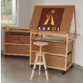 Auboi meubles atelier et tabouret atelier