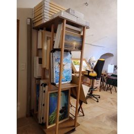 Mobile Atelier d’Arte Grande supporto di telas ardèche Christine