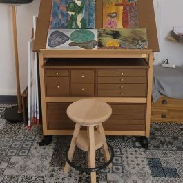 Mobile atelier d'arte Auboi Emilie Nice