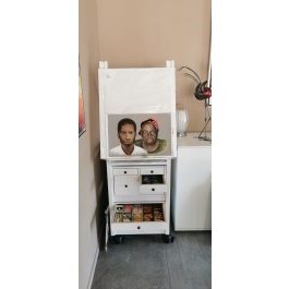 bianco Cavalletto con cassetti Saint Hilaire du Riez